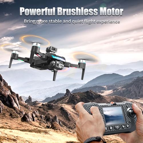 Drone with Camera 1080P RC Drone with Flashing Lights W78863