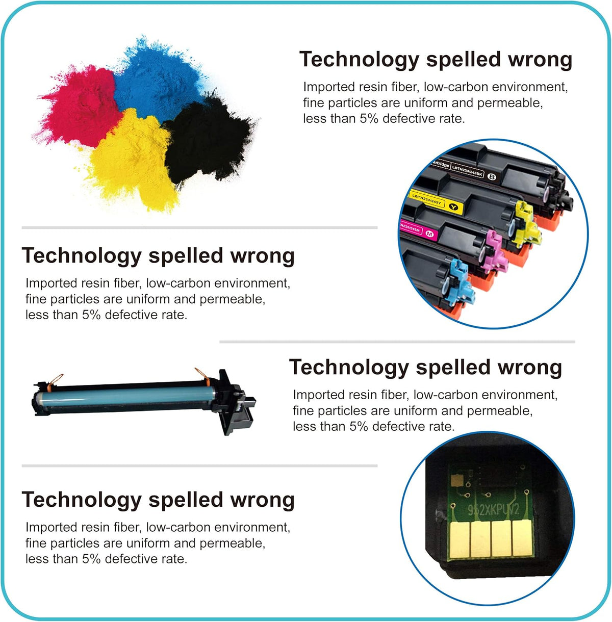 4-Pack TN-850 Toner Cartridge, 8,000 Pages, Pack of 2 B67083