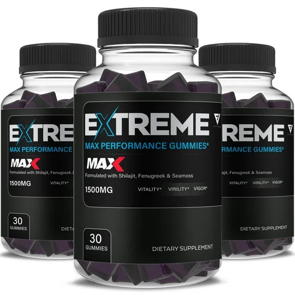 3 Pack Performance Gummies Supplement Q435