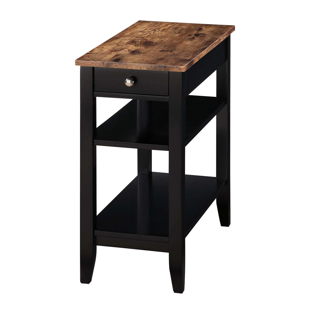 1 Drawer End Table with Shelves N36147
