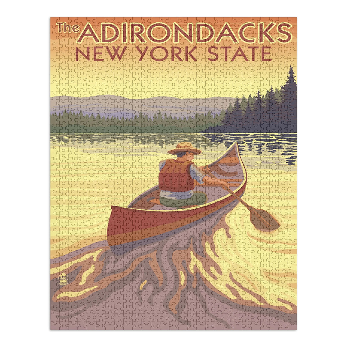 Canoe Scene 1000 Piece Jigsaw Puzzle D439