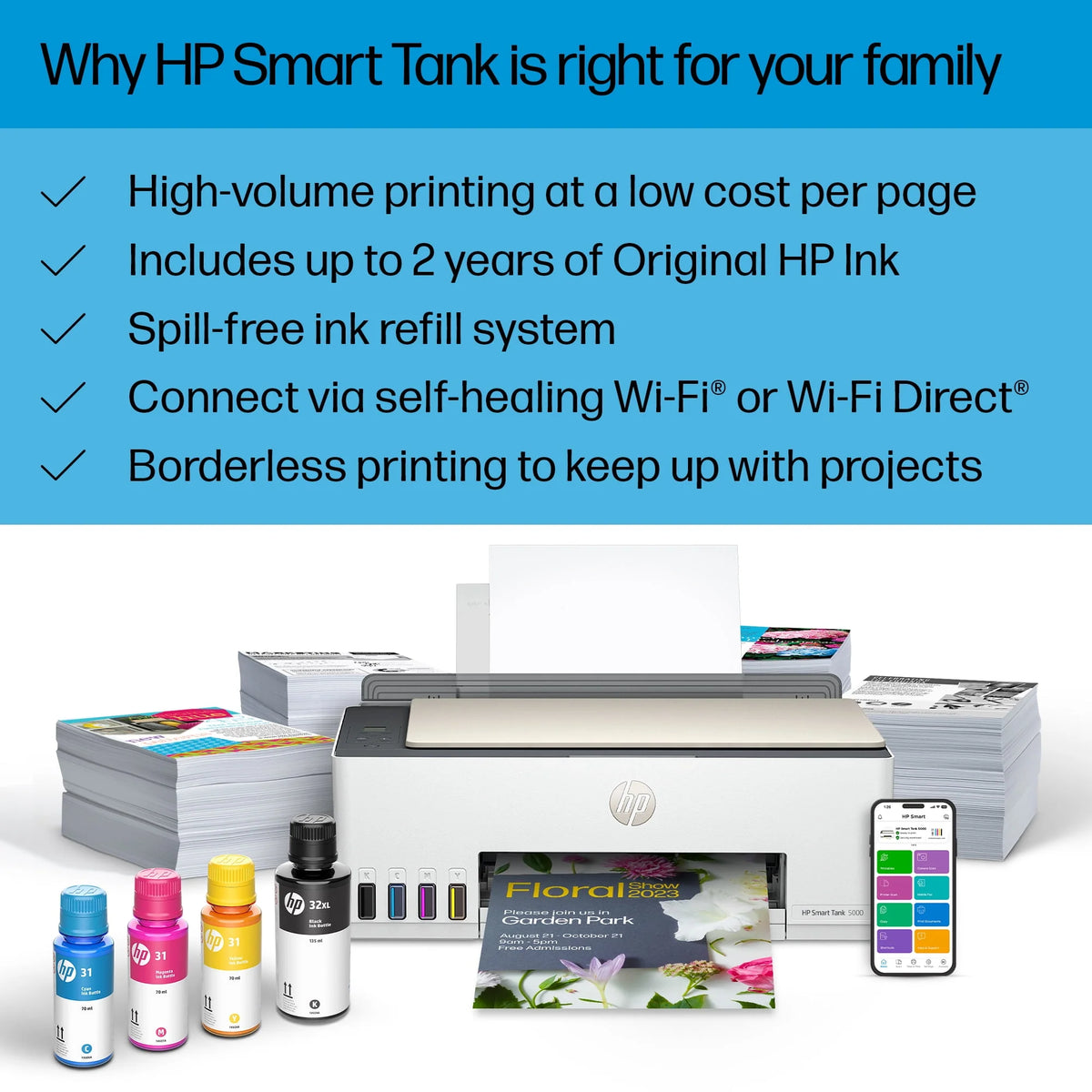 Wireless All-in-One Color Inkjet Printer X3001