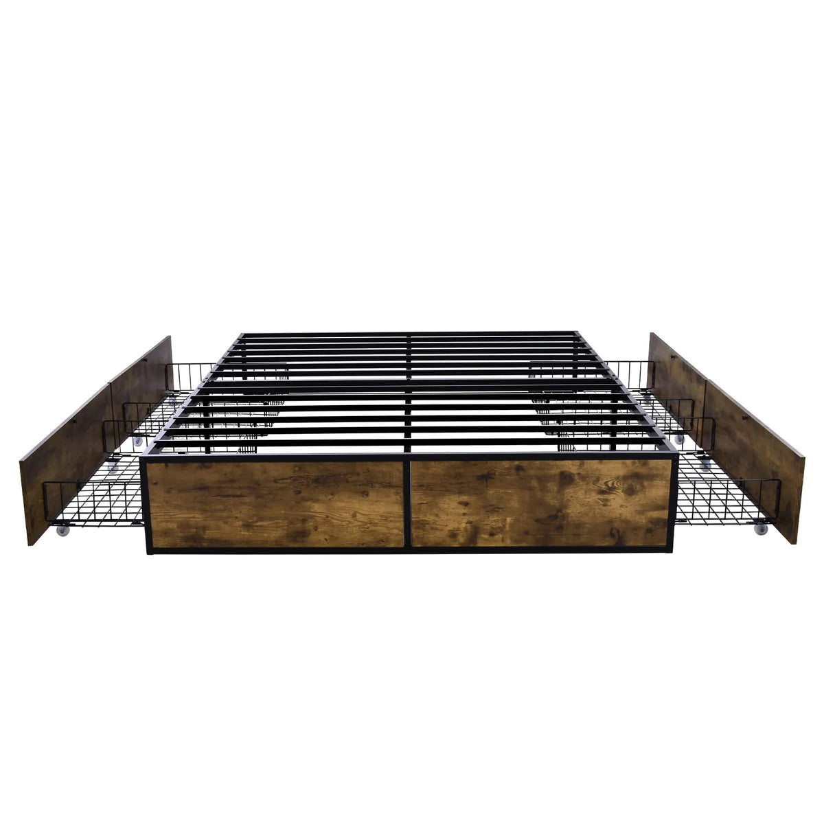 Queen Platform Bed with 4 XL Drawers W312520
