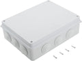 ABS Plastic IP65 Junction Box White 10 x 7.9 x 3.1 inch Pack of 2 V29784