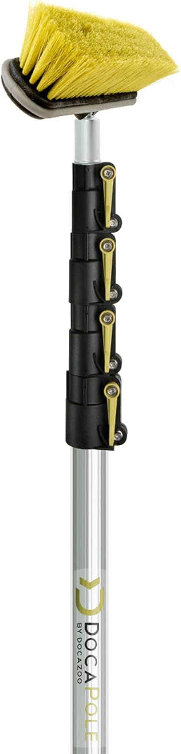 11 Inch Medium Bristle Deck Brush with Telescoping Pole P71978