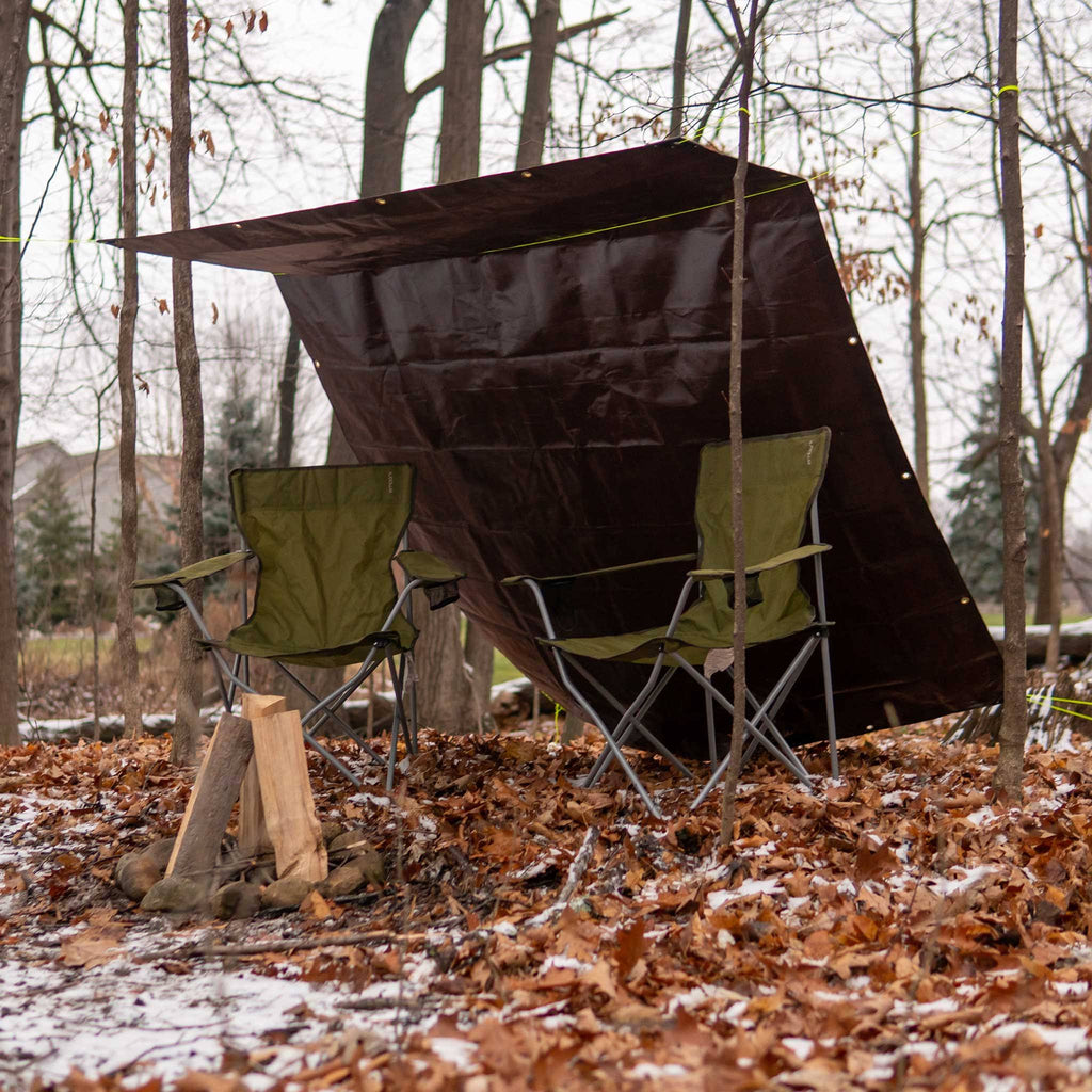 Heavy Duty Poly Tarp Brown 20’ x 30’ X896758