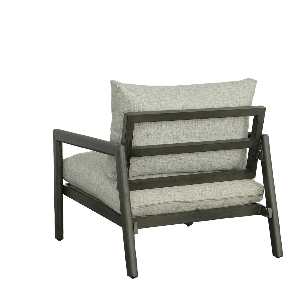 Aluminum Outdoor Lounge Chair in Gray G9447