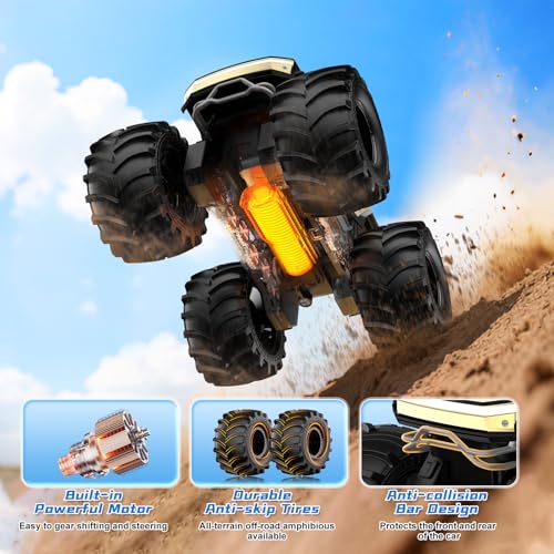 1:18 2.4 GHz Waterproof 4WD Off-Road RC Monster Truck A92703