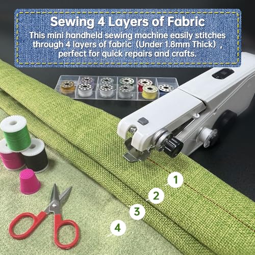 Handheld Cordless Portable Mini Sewing Machine with Kit A508