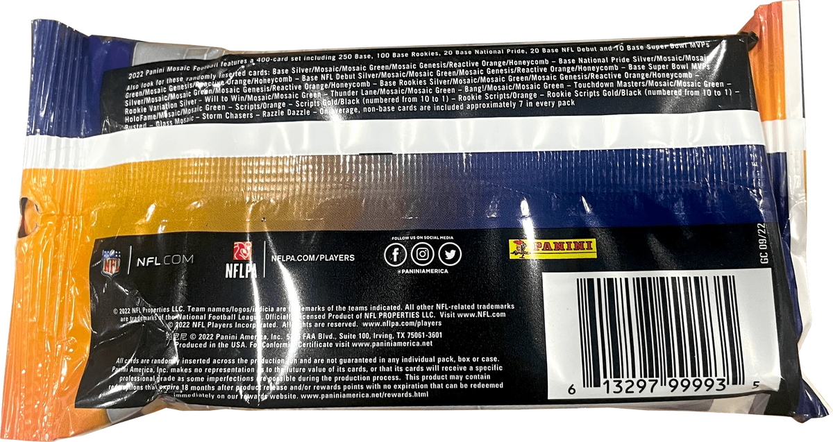 Football Trading Cards Hanger Pack S38152