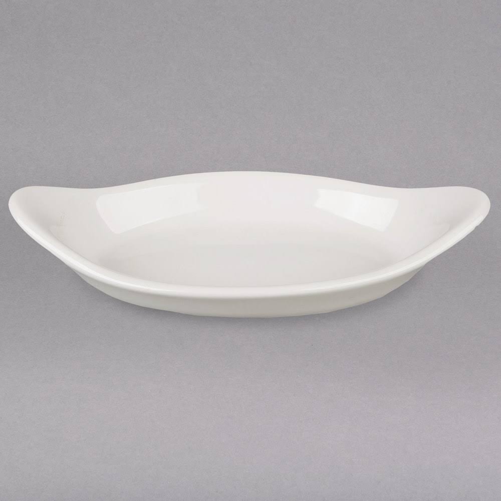 White 6 oz. Oval Welsh Rarebit Dish D486913