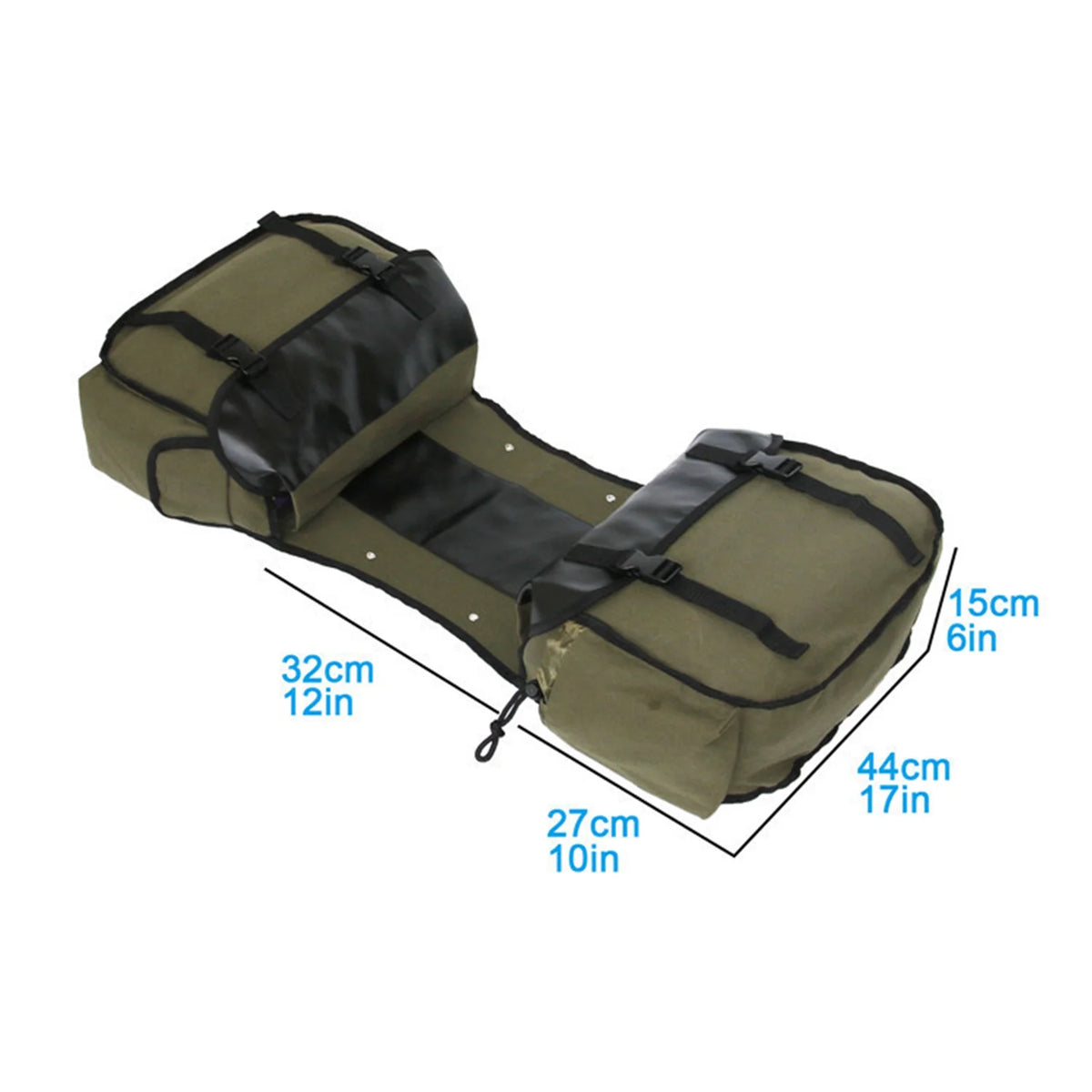 Waterproof Canvas Motorbike Saddle Bag C1275