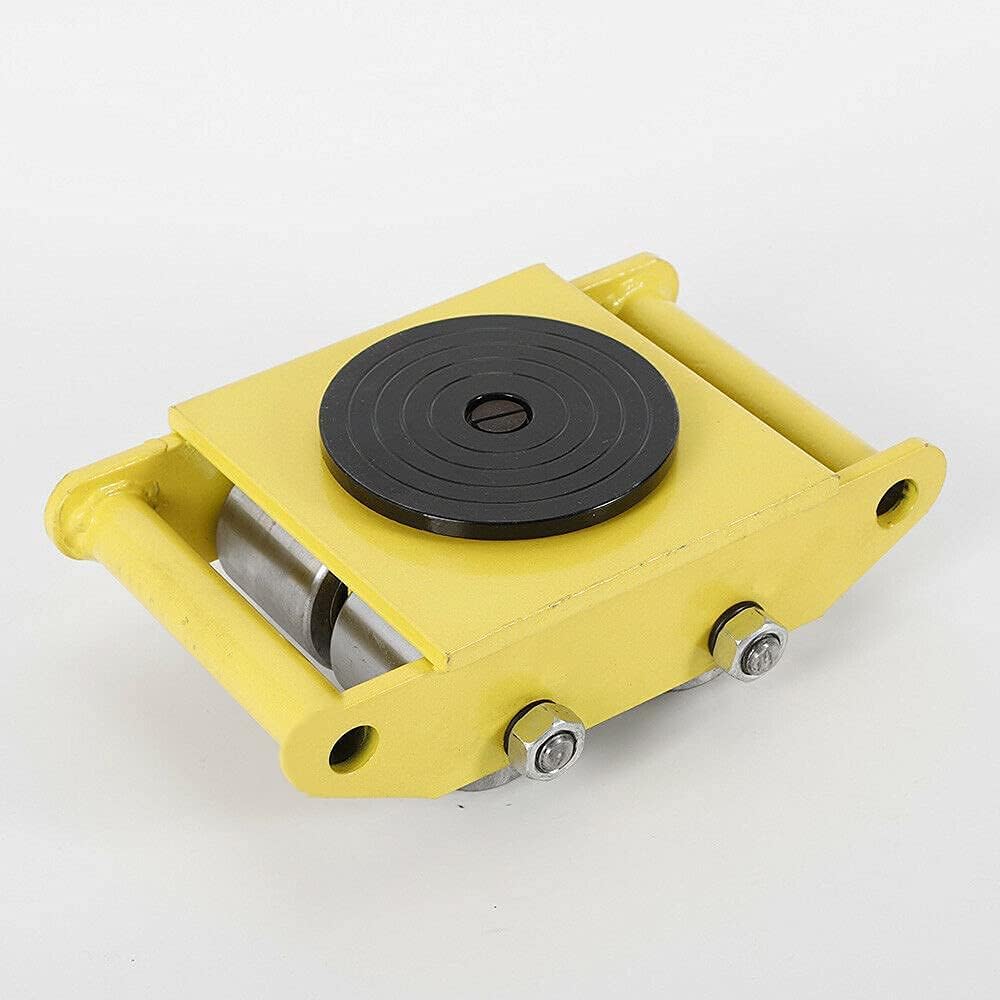 6 Ton 4 Wheel Heavy Duty Machine Dolly Skate Roller J497