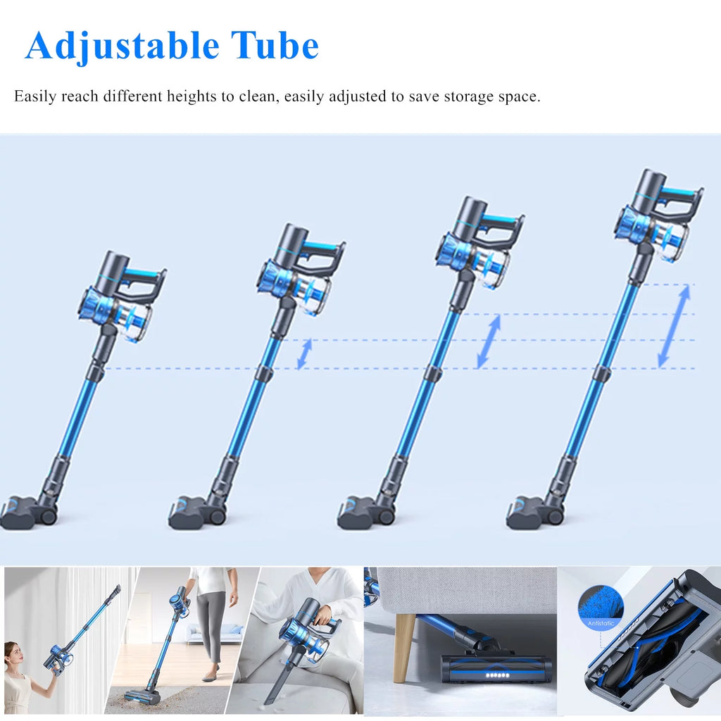 Cordless Stick Vacuum Cleaner Blue J560854