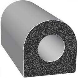 3/4 x 10& Black EPDM Sponge Rubber Sealing Strip X9659