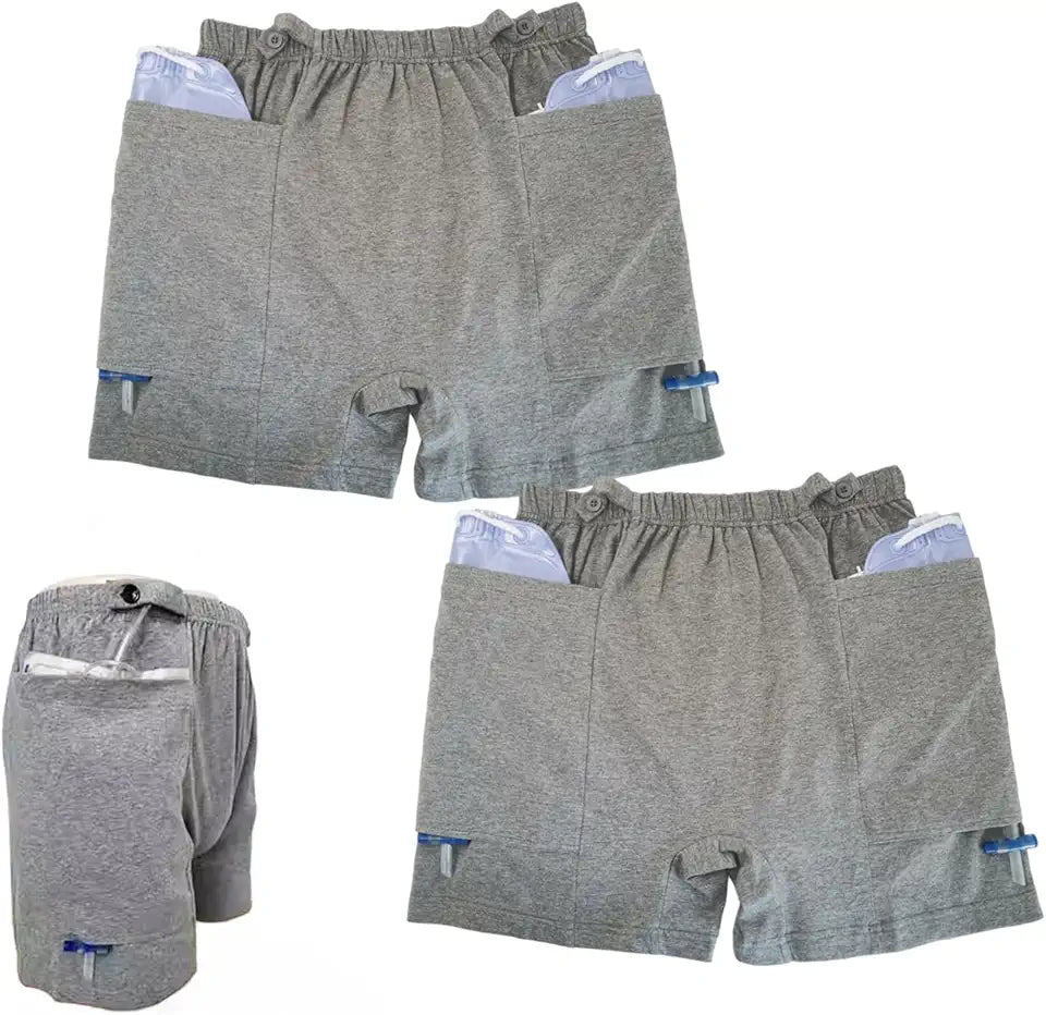 Ostomy Stoma Catheter Leg Bag Shorts K8611
