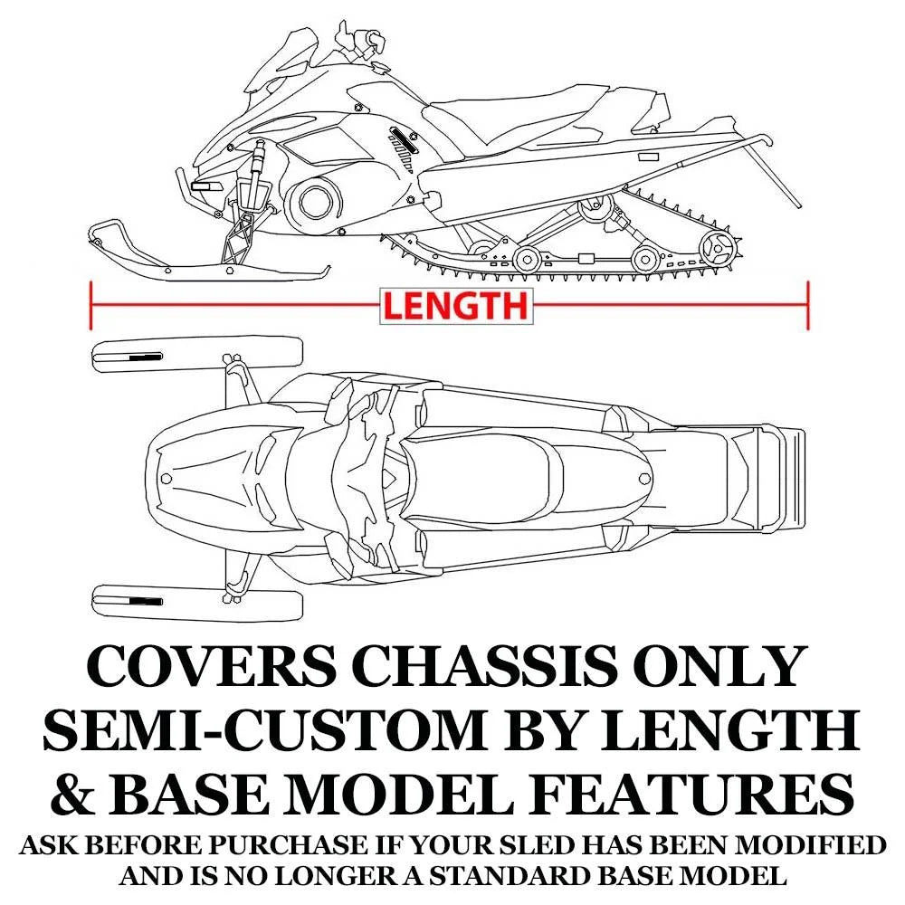 Trailerable 600 Denier Snowmobile Cover R560144