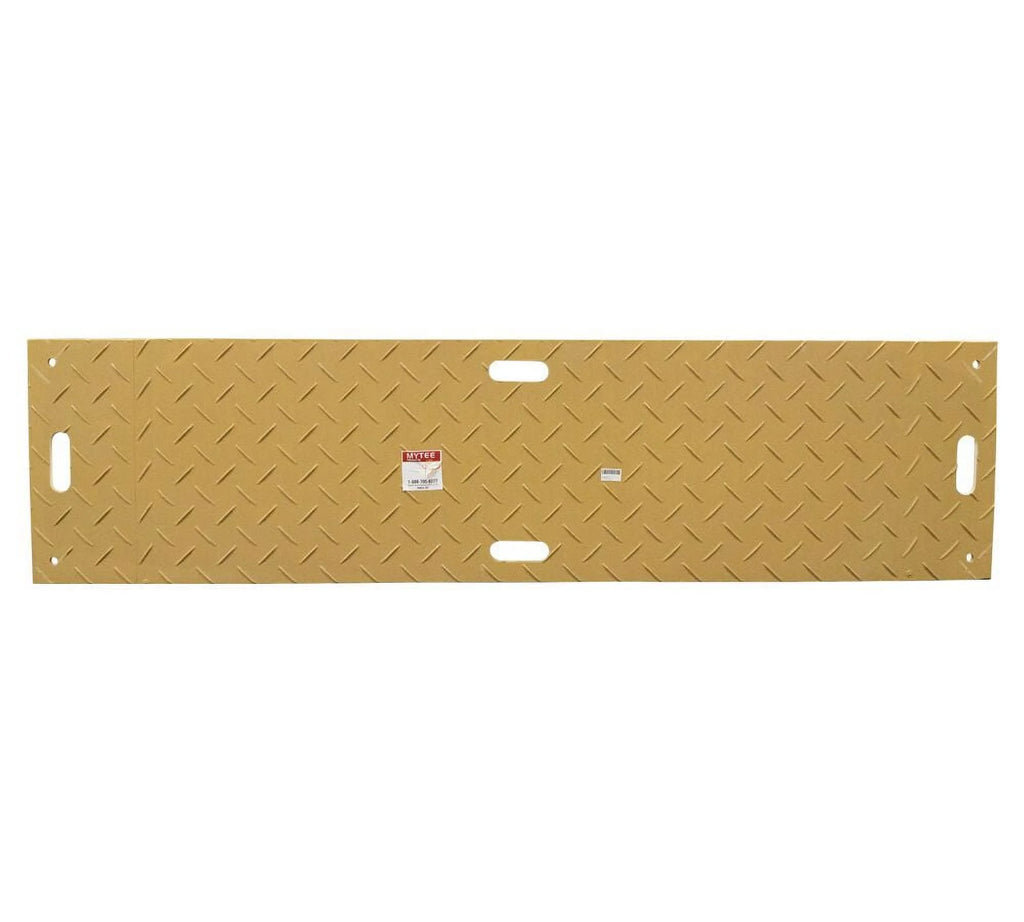 4 Pcs Tan Ground Protection Mats, 2' x 8', Heavy Equipment Mats O518