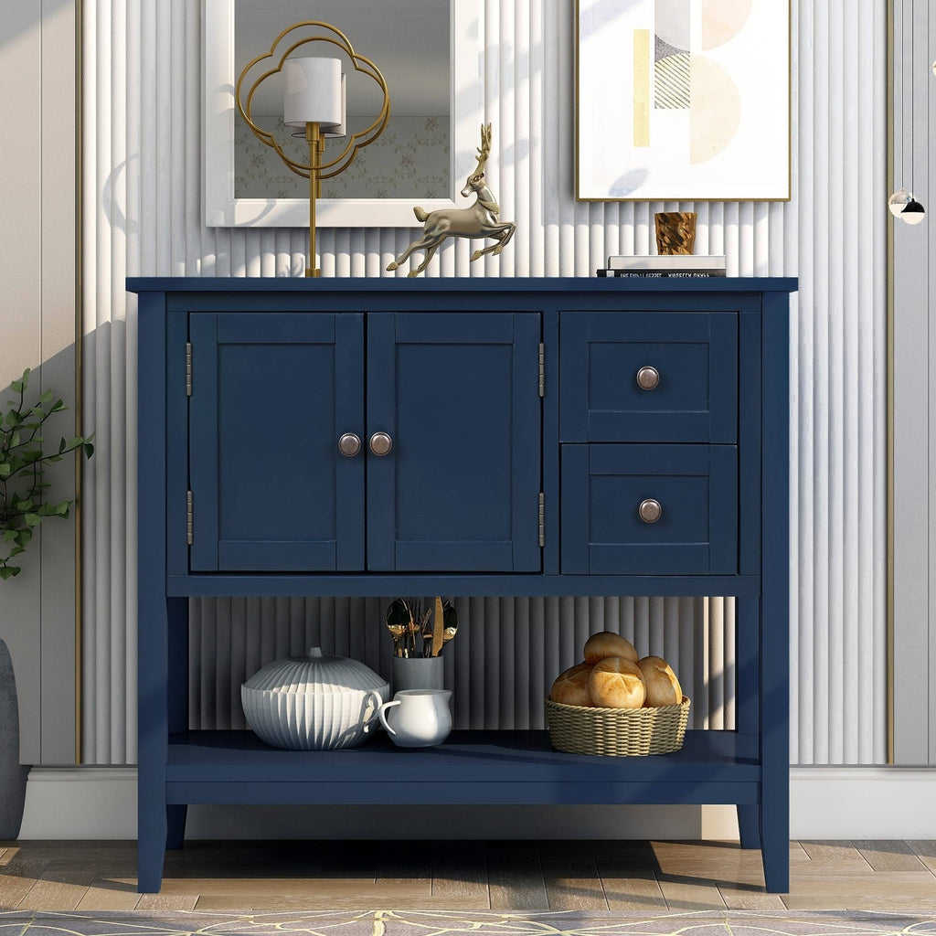 White Console Table with 2 Drawers C922