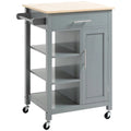 Kitchen Island Cart on Wheels Y79303