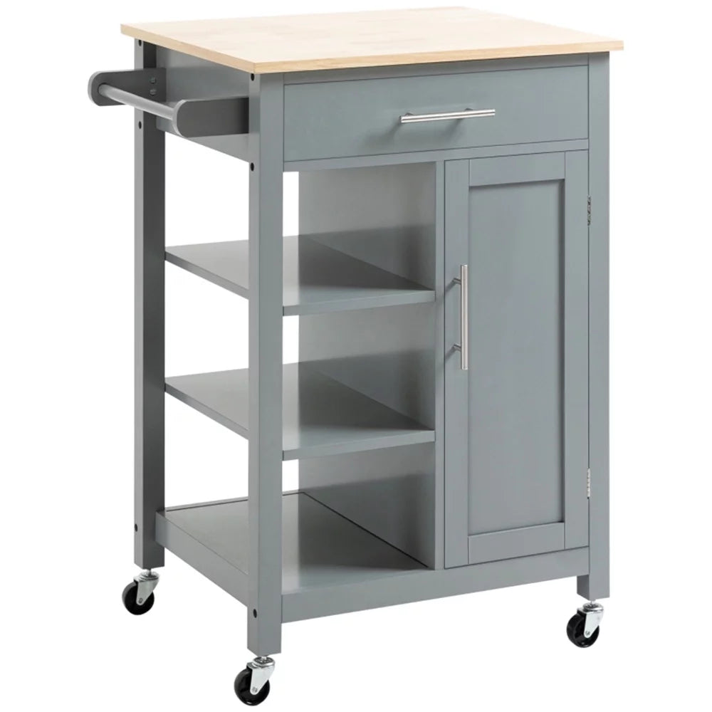 Kitchen Island Cart on Wheels Y79303