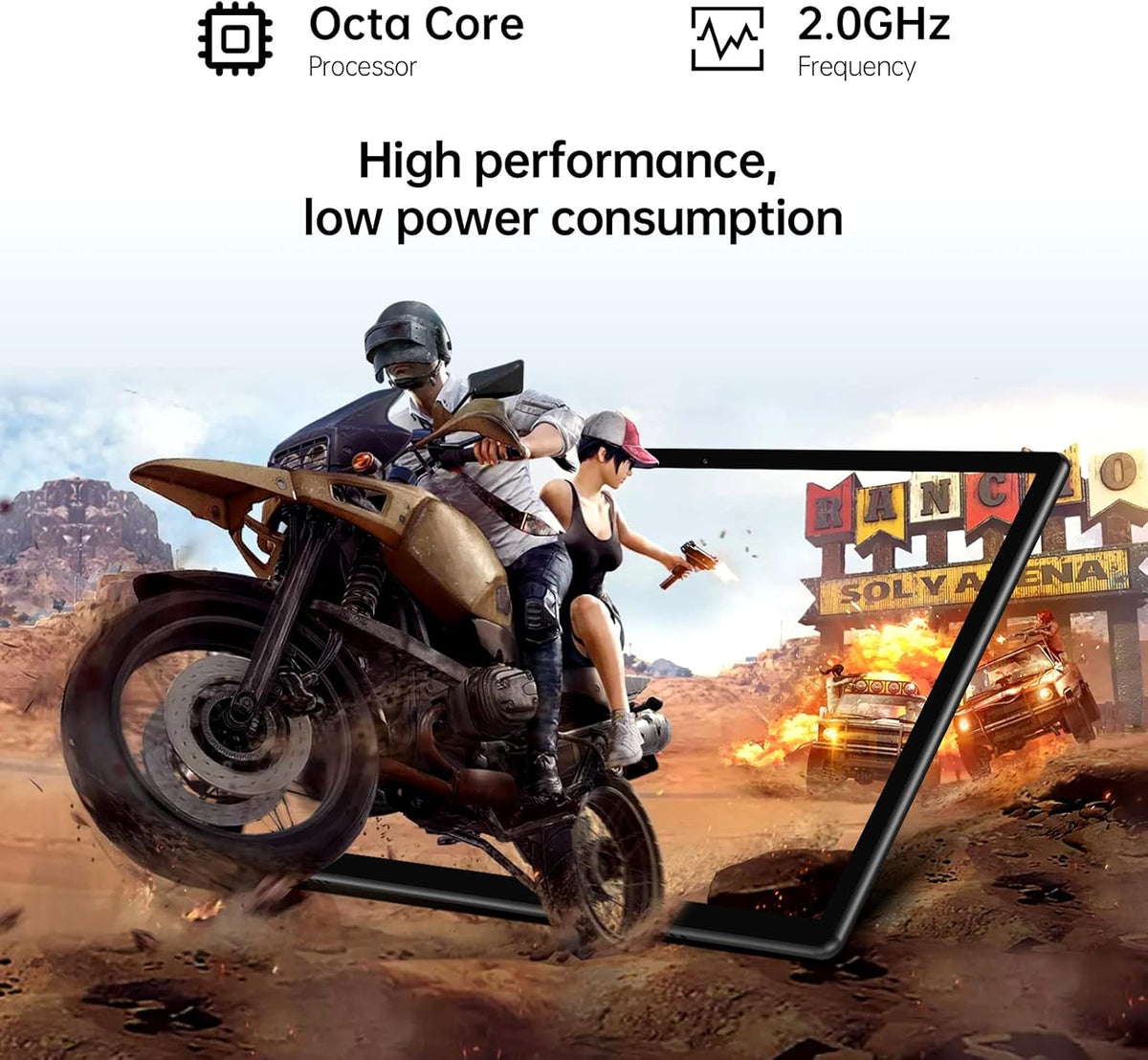 10 inch Android 11 Tablet, 6GB RAM 128GB ROM, Octa Core L4416