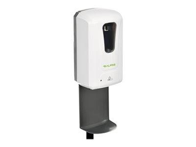 White Automatic Gel Hand Sanitizer and Soap Dispenser with Floor Stand Z104