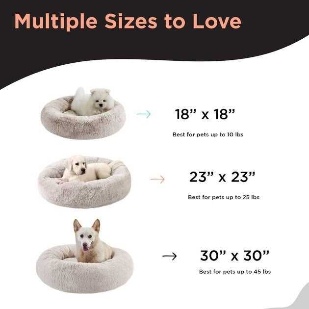 Faux Rabbit Fur Memory Foam Calming Bed Y666