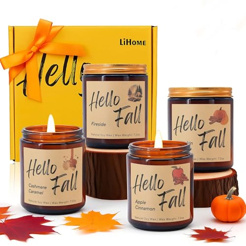 4 Pack Natural Soy Wax Christmas Candles R1397