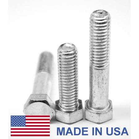 5/8 inch-11 x 7 1/2 inch Coarse Thread Grade 5 Hex Cap Screw, Medium Carbon Steel Zinc Plated, Pk 10 G52513