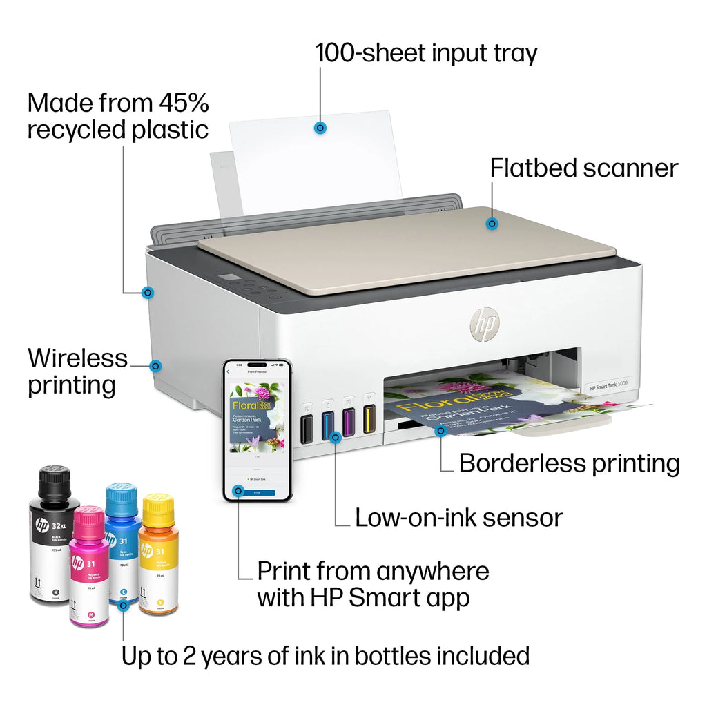 Wireless All-in-One Color Inkjet Printer X3001