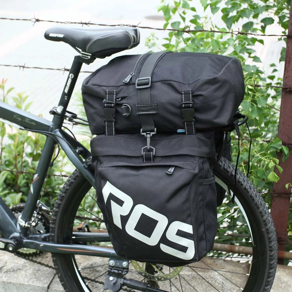 3 in 1 Multifunction Mountain Bike Bag Pannier Rear Seat Trunk Bag N98519