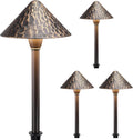 4 Pack Retro Bronze Aluminum LED Pathway Lights M411