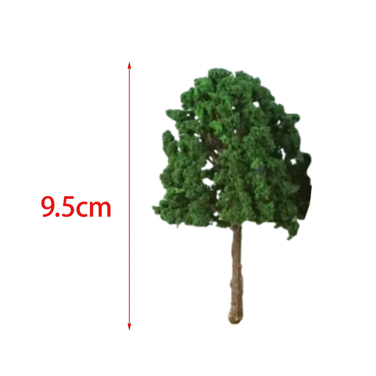 20 Pieces 2.95 inch Dark Green Miniature Trees for Diorama H327550
