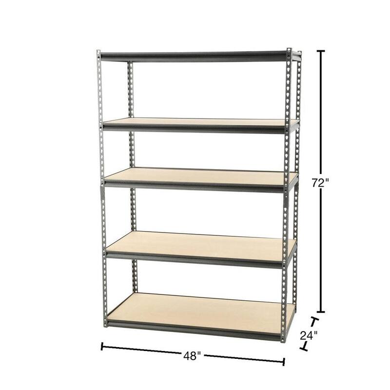 5-Tier Steel Shelving Unit Y51505