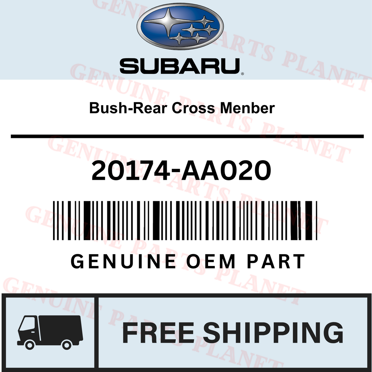 Bush-Rear Cross Member M89288