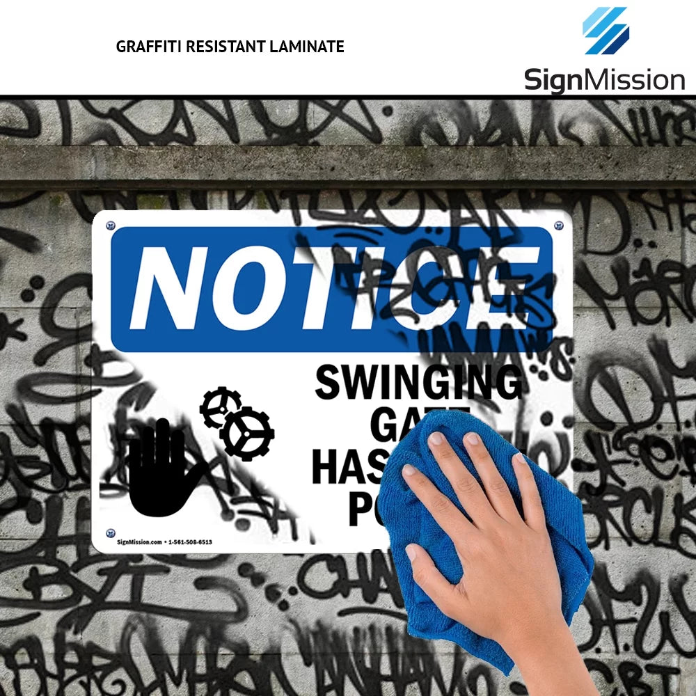 OSHA Notice Sign Y725