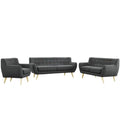 3 Piece Gray Sofa Set G9664