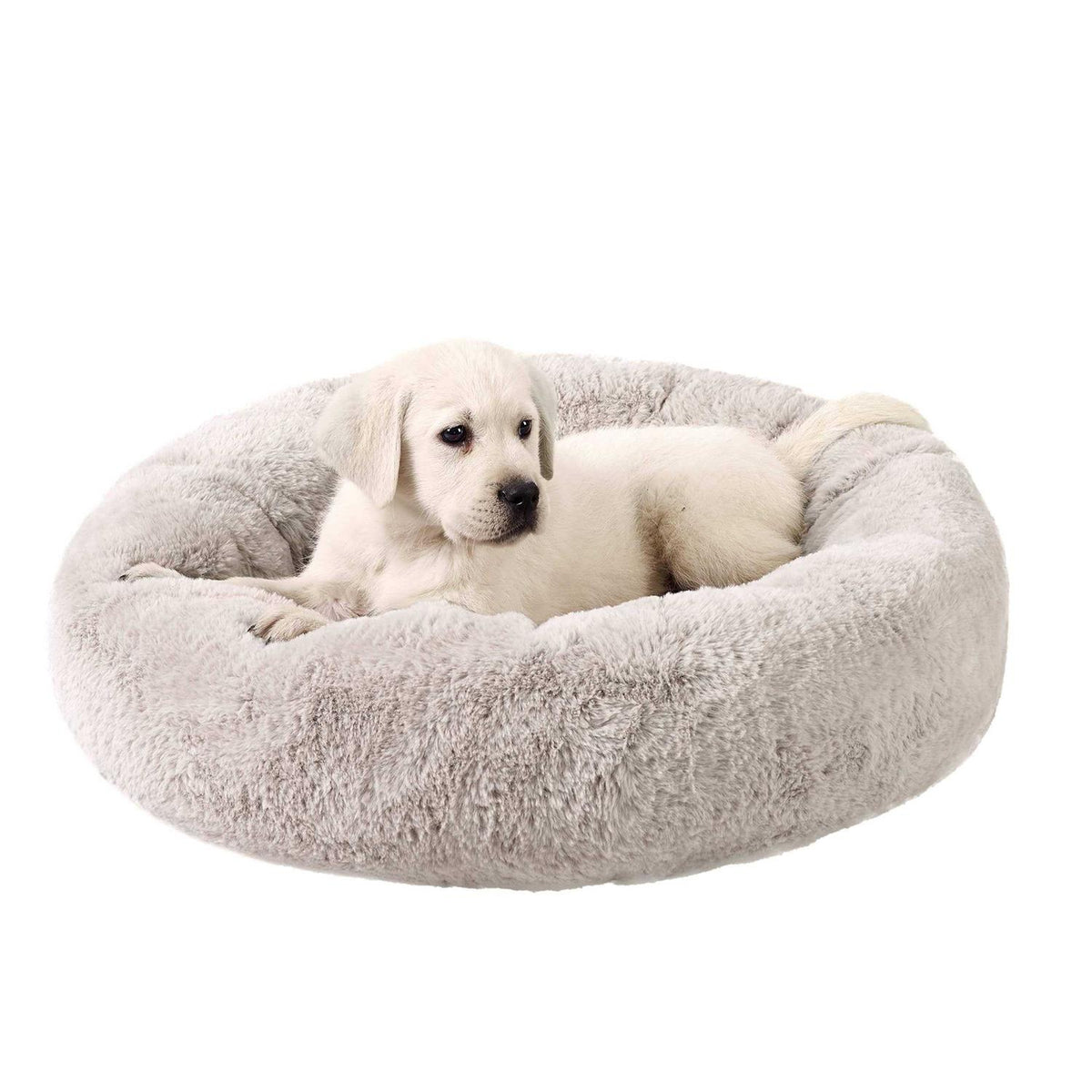 Faux Rabbit Fur Memory Foam Calming Bed Y666