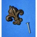Cast Iron Fleur De Lis Cabinet Knobs, Pack Of 30 O64151