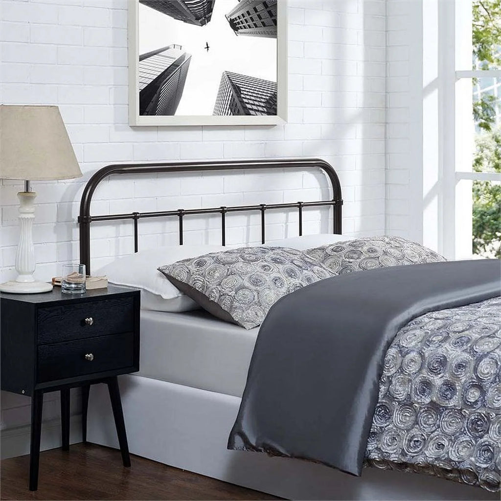 Mahogany Full Metal Spindle Headboard L911732