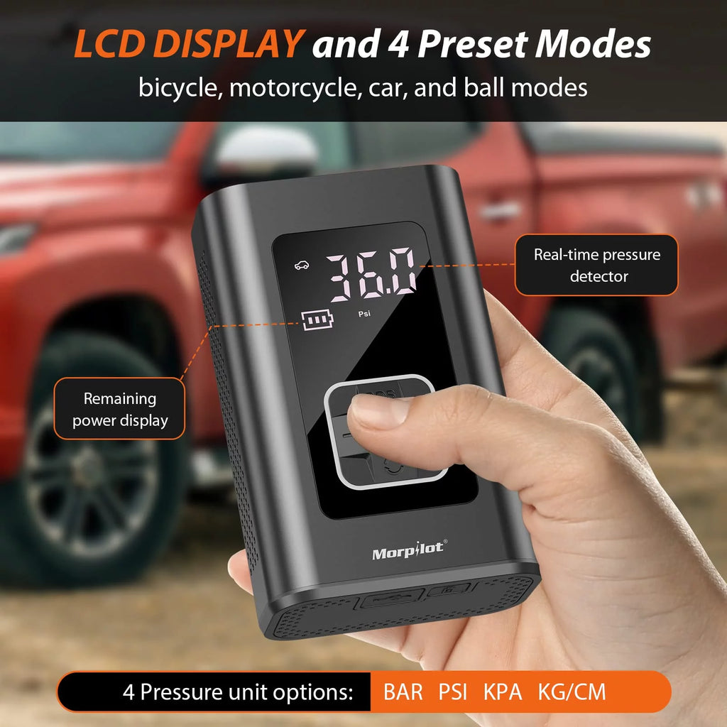 150PSI Portable Air Compressor with Digital Pressure Gauge T4082