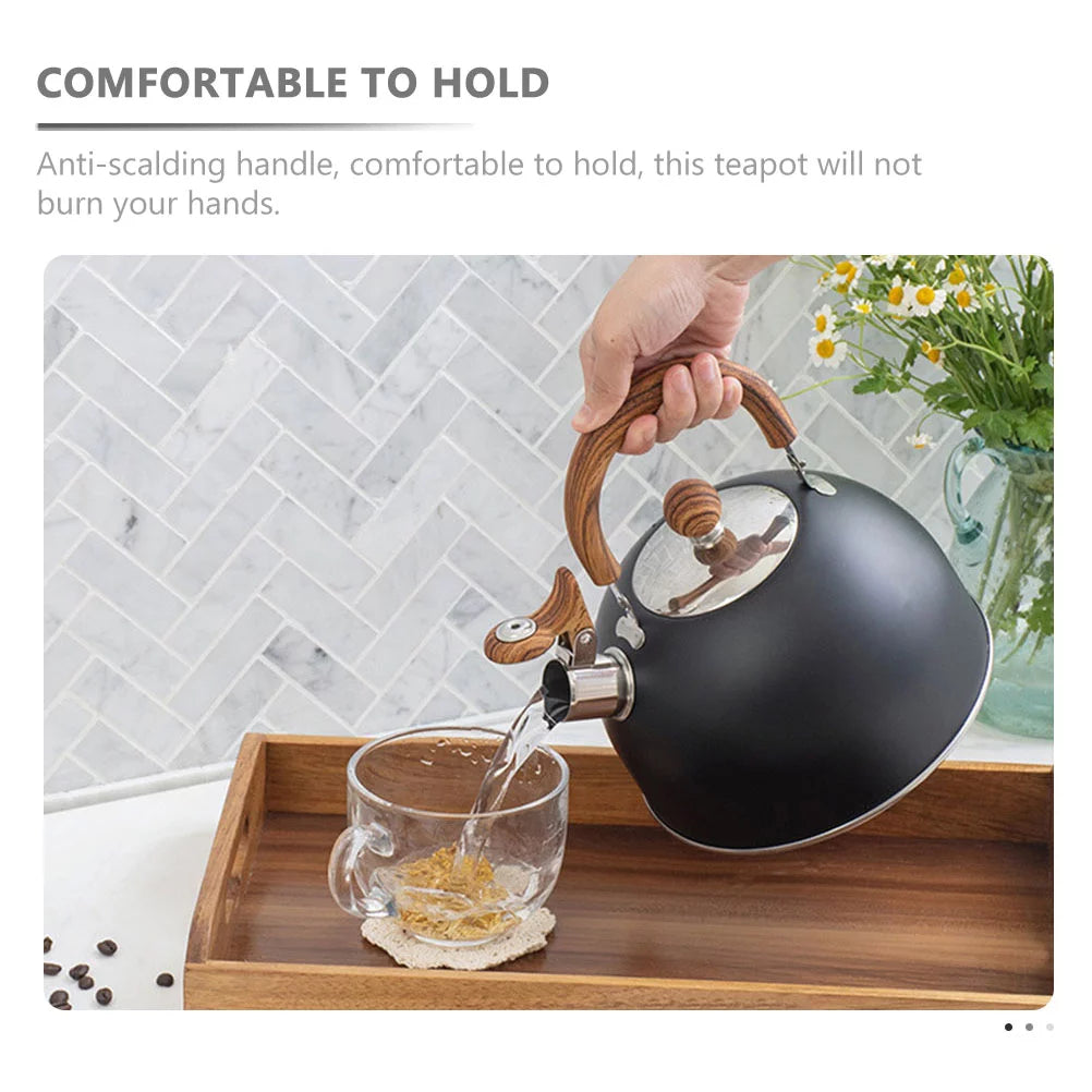 Whistling Stainless Steel Stovetop Tea Kettle X501395