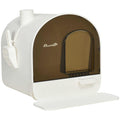 Covered Cat Litter Box with Tray M5047