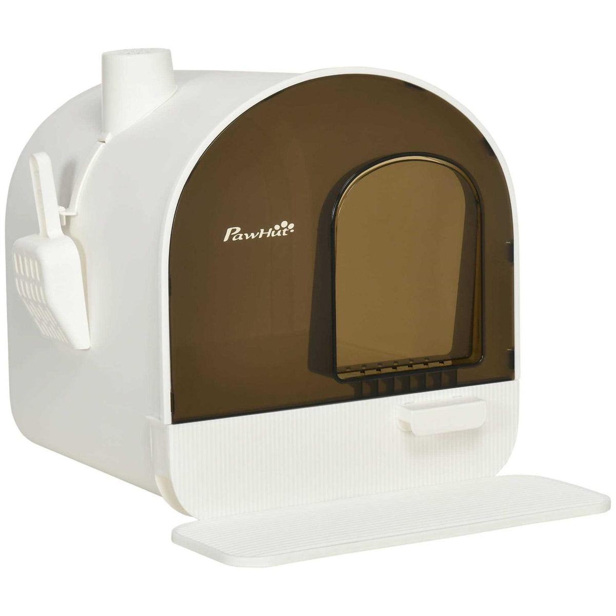 Covered Cat Litter Box with Tray M5047