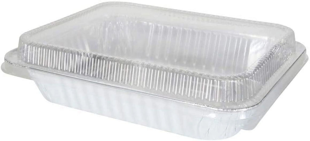 9x13 Aluminum Disposable Pans with Dome Lids Set of 40 J462195