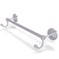 Satin Nickel Towel Bar with Integrated Hooks B475