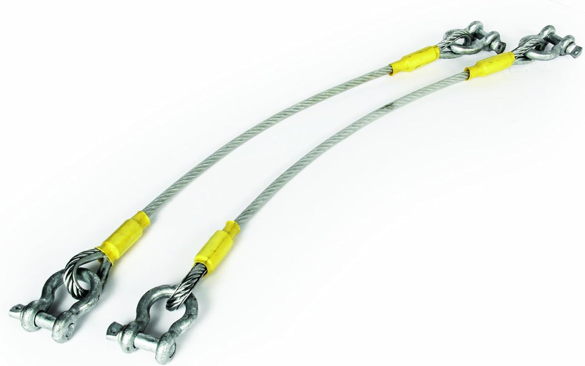 Pack of 2 Gooseneck Adapter Safety Cable O82694