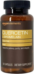 Quercetin Bromelain 500 mg Vegan 50 Capsules O509122