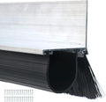 Heavy-Duty U Shape Bottom Rubber Garage Door Weather Stripping Kit (16.4ft) Y605